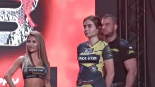 WIKTORIA VS POLSKI KEN  WAŻENIE PRZED MMAVIP 3 [upl. by Grof]