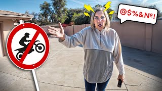 Angry Neighbors HATE My Motorcycle [upl. by Aset]