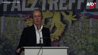 AfDPfalztreffen ReLive mit Alice Weidel Sebastian Münzenmaier René Aust [upl. by Ocer361]