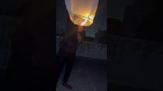 Fire balloon fire shorts trending ￼ [upl. by Butta687]