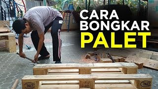 Cara Bongkar Palet EPAL Pakai Peralatan Sederhana [upl. by Erdda11]