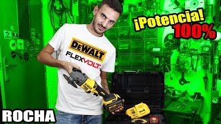 Amoladora FLEXVOLT a BATERIA 54v DeWalt⚒ [upl. by Merralee450]