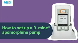 How to set up a D mine® apomorphine pump [upl. by Asereht]