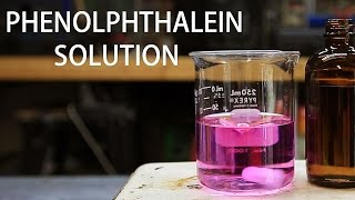 How to make a Phenolphthalein Indicator Solution 005wt [upl. by Rustie]