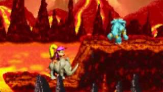 Lets Play DKC2 GBA Part 11  Red Hot Ride [upl. by Sokim]