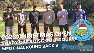 2023 Christmas Open  MPO FINAL ROUND BACK 9  Harmon Jew Lyon Ward Williamson McGill [upl. by Issie]