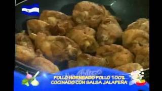 Receta del día Pollo horneado con salsa jalapeña gracias al Club de la Chilena [upl. by Patrizius]