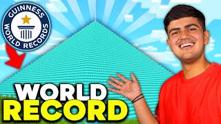 I BROKE THE WORLD RECORD For MOST DIAMONDS in Minecraft [upl. by Aneekal]