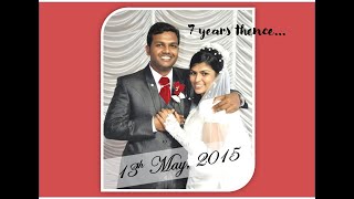 Achsah Soloman 7 Saath Saal Saath Mae  Since13 May 2015 Haaton Mae Lekar  Wedding Invitation [upl. by Taimi]