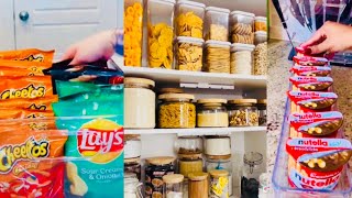 Restock Refill Organizing Pantry Fridge Snacks Candy Laundry Satisfying ASMR Tiktok Compilation [upl. by Chemosh542]