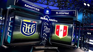 Ecuador vs Perú  Martes 10 De Septiembre Eliminatorias 2026  Promo TeleamazonasEcuadorOficial [upl. by Normac384]