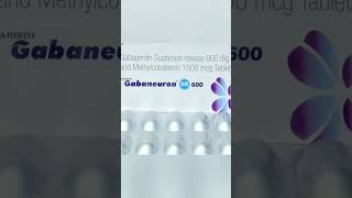 Gabaneuron SR 600 Tablet uses side effects and doses in Hindi shots [upl. by Heppman812]