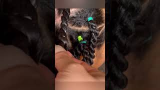 Comment faire une vanille sur ses cheveux crépus bouclés frisés sans élastique [upl. by Laurentium]