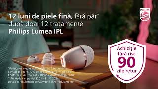 Scapă de grija epilării 12 luni cu epilatorul IPL Philips Lumea [upl. by Willetta]