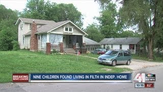 Three adults charged after nine children found living in filth and covered with bug bites [upl. by Frodine]