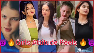 Girls Attitude Reel Video 🔥👿ll new latest instagram reels ll Attitude shayri amp dialogues 🔥👿attitude [upl. by Aihtnic]