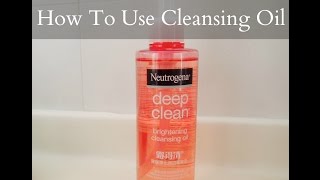 How To Use Neutrogena Cleansing Oil  The Chill Mom [upl. by Schoof555]