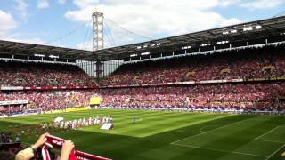 1FC Köln Hymne live  HD [upl. by Hooge252]