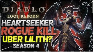 First UBER LILITH FIGHT COMPLETED Diablo 4 Season 4 [upl. by Olympe910]