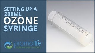 Setting up the 200ml Insufflation Syringe for Ozone Therapy [upl. by Atil]