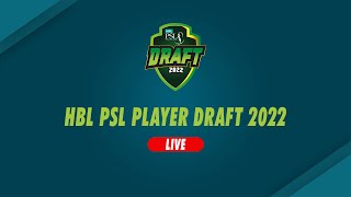 HBL PSL Player Draft 2022 Live HBLPSLDRAFT HBLPSL7 [upl. by Eyeleen]