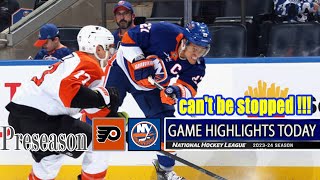 Philadelphia Flyers vs New York Islanders Full Highlights 09302024 Preseason  2024 NHL Season [upl. by Cost]