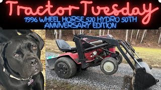 Tractor Tuesday1996 Wheel Horse 520 50th Anniversary Edition [upl. by Brockie]