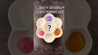 LilacBronzePinkASMRcolormixing oddlysatisfying slime satisfying [upl. by Noerb]