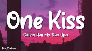 Calvin Harris Dua Lipa  One Kiss Lyrics [upl. by Amocat293]