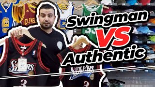 Mitchell amp Ness Swingman VS Authentic NBA Jersey Review [upl. by Gay]