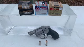 38 special snub ballistics gel test [upl. by Aetnuahs]