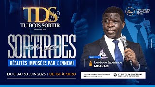 SORTIR DES REALITES IMPOSEES PAR LENNEMI  EVEQUE ESPERANCE MBAKADI  JEUDI 29062023 [upl. by Sedda]