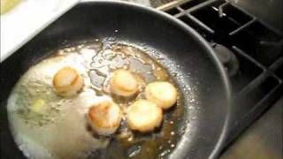 How to Make Pan Seared Scallops with the Foodie Brothers [upl. by Dahc]