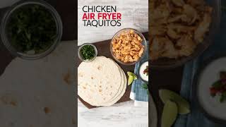 Air Fryer Chicken Taquitos Recipe  Mission Foods [upl. by Ahsetal]