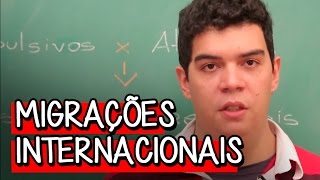 Migrações Internacionais Atração e Repulsão  Extensivo Geografia  Descomplica [upl. by Acinnod]