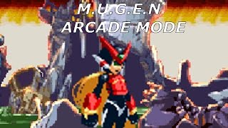 MUGEN Arcade Play With Megaman Zero [upl. by Crescentia208]