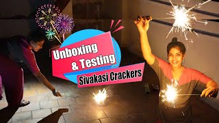 Sivakasi Crackers Unboxing  3 Big Boxes of Crackers  SVR Fireworks  Hemas Diary [upl. by Enialahs923]