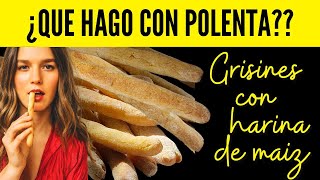 AHORRA💲Como hacer GRISINES DE POLENTA🌾🥖Crujientes🥖🌾 grisinespolenta harinademaiz [upl. by Almeeta]