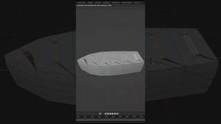 Low Poly Boat In Blender Timelapse [upl. by Jessamyn]