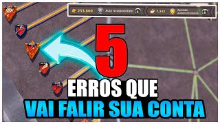 5 ERROS QUE VÃO PREJUDICAR SUA CONTA  Albion Online [upl. by Yrdnal]