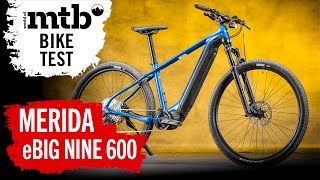 Biketest Merida eBIGNINE 600 I Merida E Bike Hardtail mit Shimano EP8 I Vergleich mit eBIGTOUR 700 [upl. by Zollie]