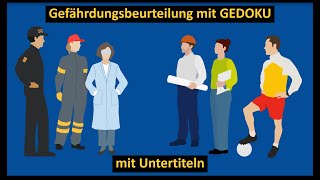 Die Gefährdungsbeurteilung mit GEDOKU durchführen – Video mit Untertitel  VBG [upl. by Leirraj]