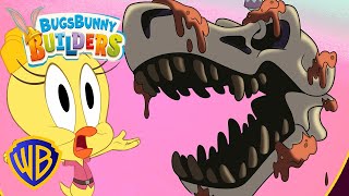 Bugs Bunny Builders 🇫🇷  Les os de dino effrayants  🦴🦖  WB Kids Français​ [upl. by Josias]