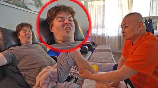 Kung Fu Master Cures My Liver With INSANE Foot Massage [upl. by Gary]