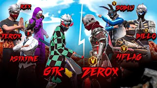 NON VBadge Vs VBadge Youtubers 🔥 🇳🇵🇧🇩🇮🇳 LEGENDS  Garena Free Fire [upl. by Enyamrahs]