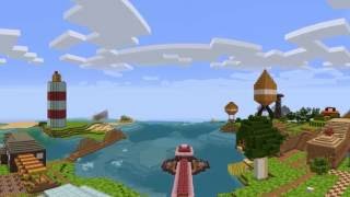 Stampys Lovely 360 World  Minecraft 360 Video  Stampyland Fly Through [upl. by Juley]