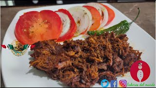 Como hacer Chilorio  Receta original de Chilorio sinaloense  Sabores del Mundo TV [upl. by Meekahs]