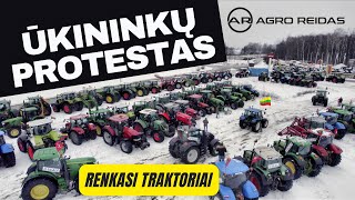 ŪKININKŲ PROTESTAS  AGRO REIDAS [upl. by Singh]