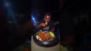 I Ate The Famous Zongo Rice and Stew at Anointed Lady Special Rice  Osu Night Market YouTubeChamps [upl. by O'Neill]