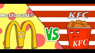 BATTLE ROYAL FASTFOODů McDonald´s vs KFC Kdo vyhraje Kdo má lepší jídlo [upl. by Anelac]